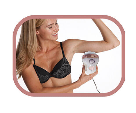 Masajeador con terapia de vibración y rotación para tonificar y esculpir el cuerpo.