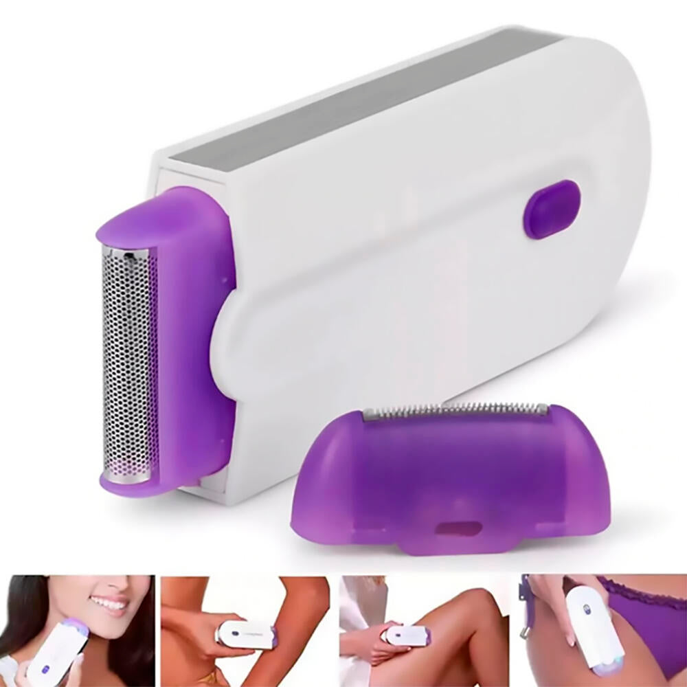 DEPILADORA LASER TOUCH RECARGABLE USB LUZ CON SENSEOR SEGURIDAD
